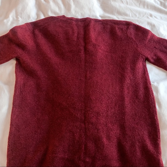 Madewell Kent Cardigan Sweater in Burgundy - Picture 5 of 5